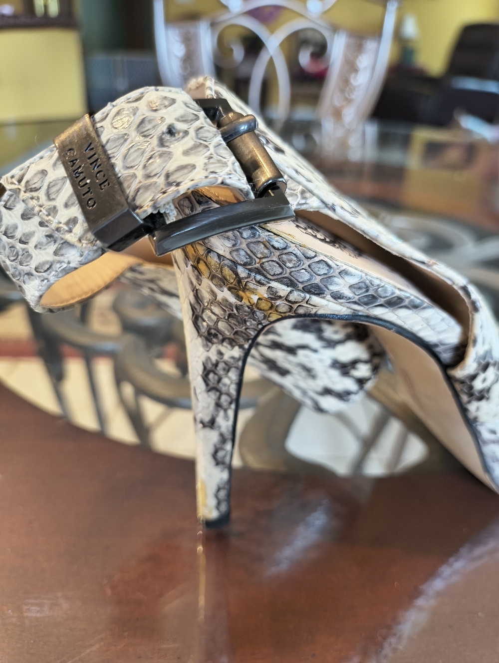 Vince Camuto Python Heels - Picture 8 of 8